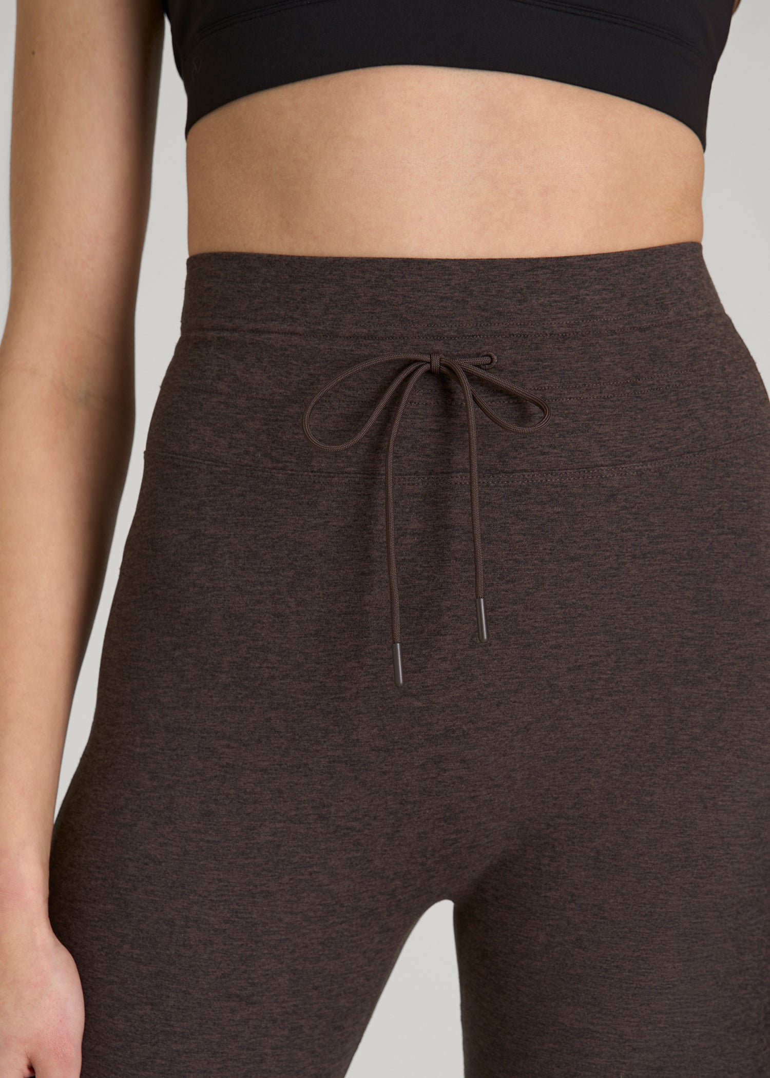 Ultra Soft Yoga Leggings for Tall Women in Espresso Mix