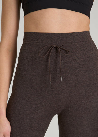 Ultra Soft Yoga Leggings for Tall Women in Espresso Mix