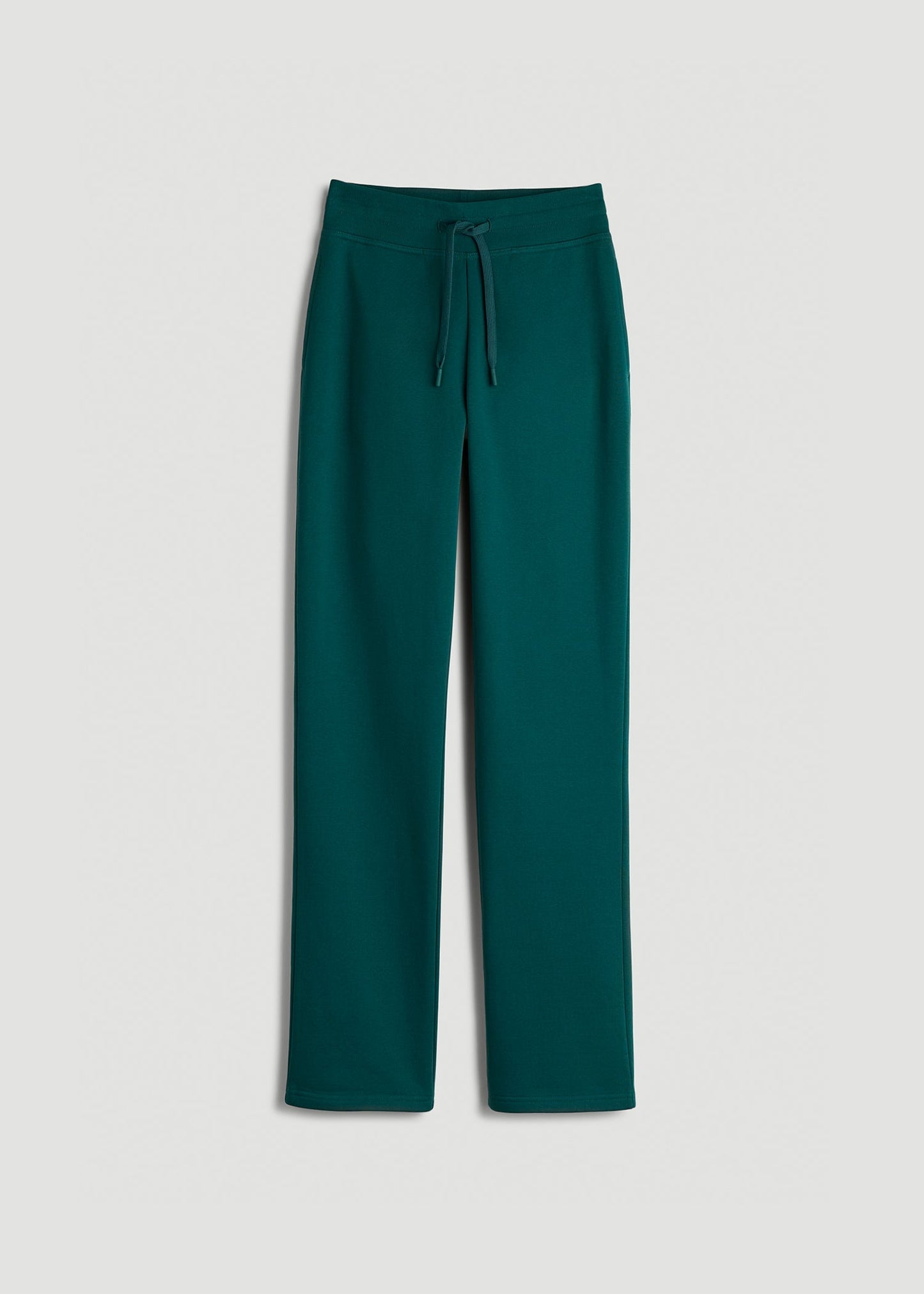 Wearever Fleece Open-Bottom Sweatpants for Tall Women in Deep Teal
