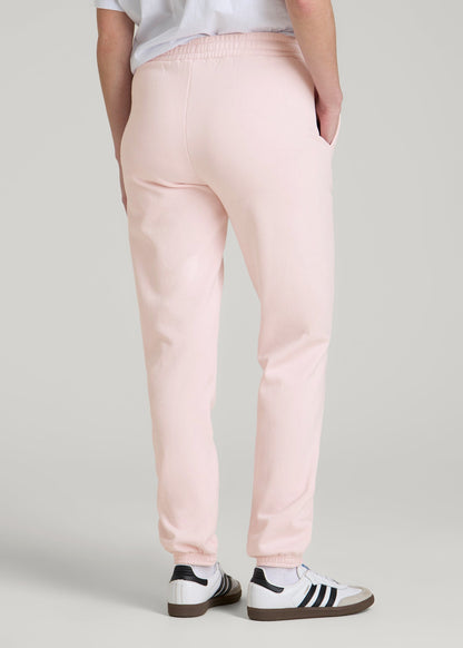 Wearever Fleece Relaxed Sweatpants for Tall Women in Barely Pink