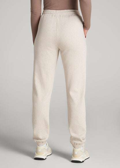 Wearever Fleece Relaxed Sweatpants for Tall Women in Oatmeal Mix