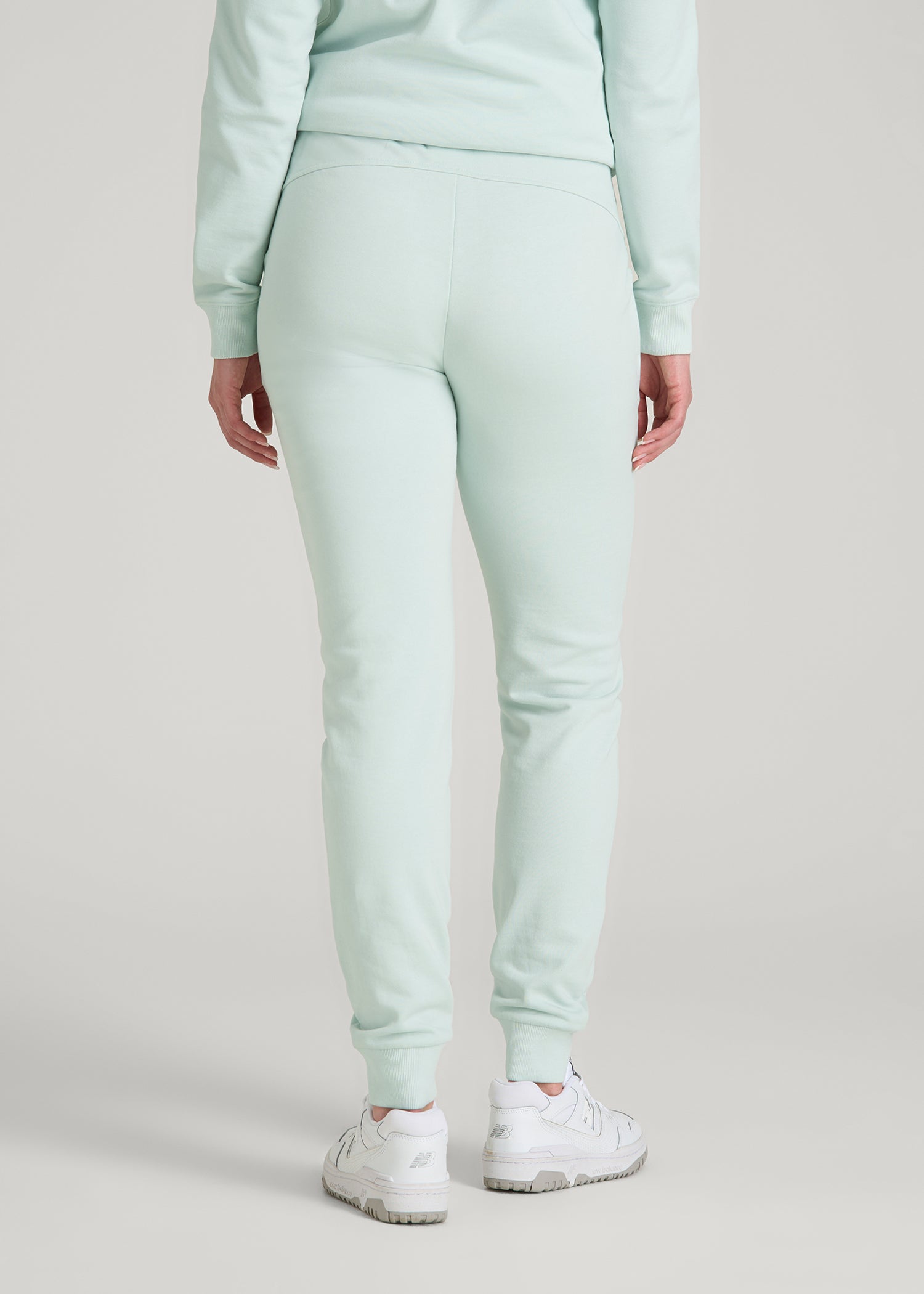 Wearever 2.0 French Terry Joggers for Tall Women in Opal Blue