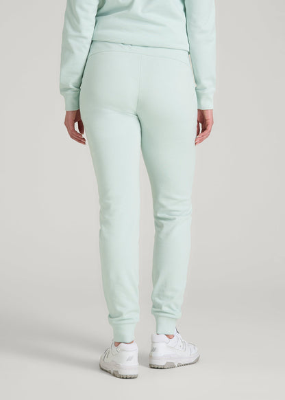 Wearever 2.0 French Terry Joggers for Tall Women in Opal Blue