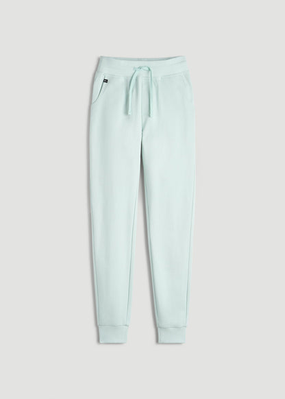 Wearever 2.0 French Terry Joggers for Tall Women in Opal Blue