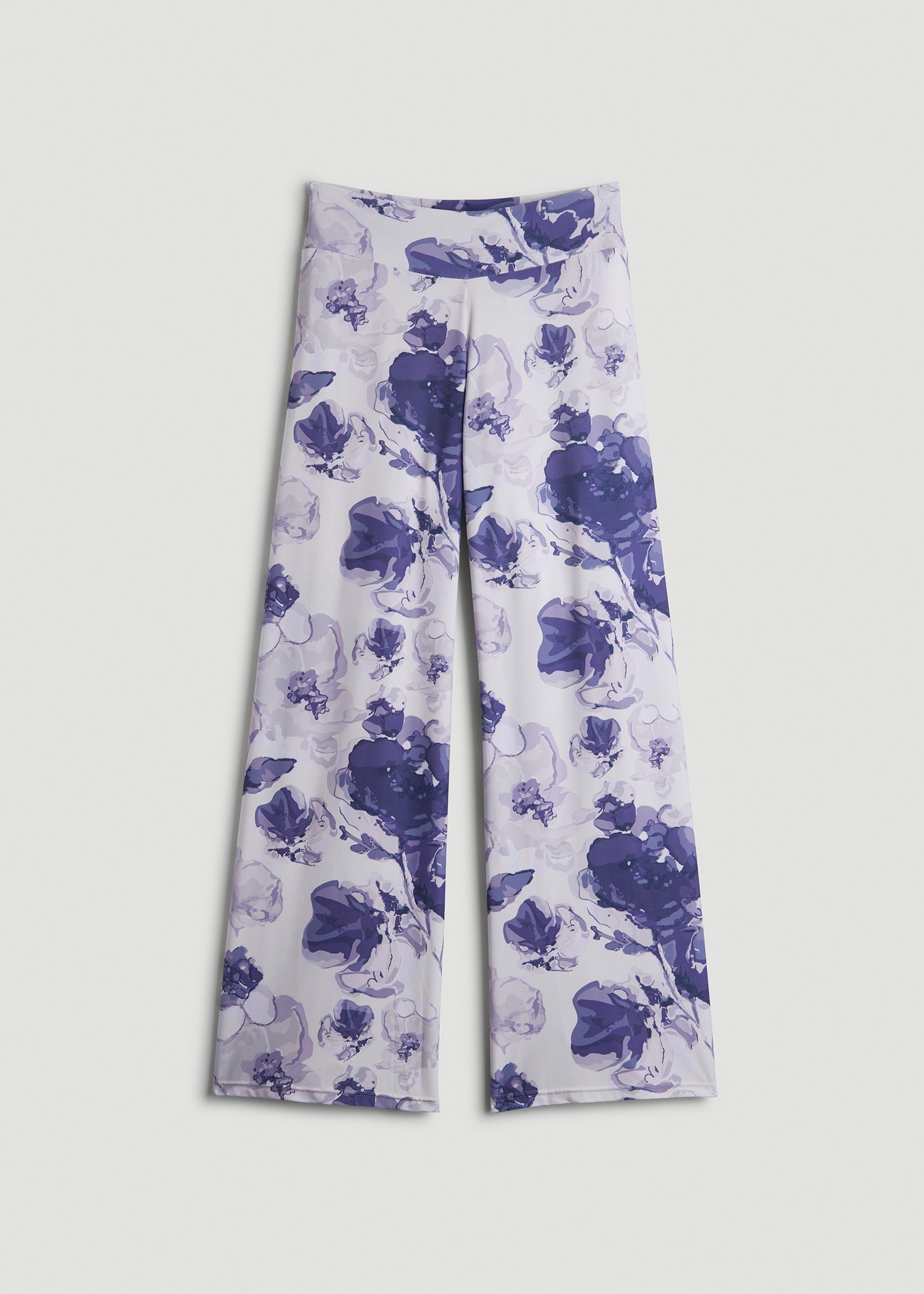 Pull-On Breezy Wide Leg Pants for Tall Women in Petal Wash