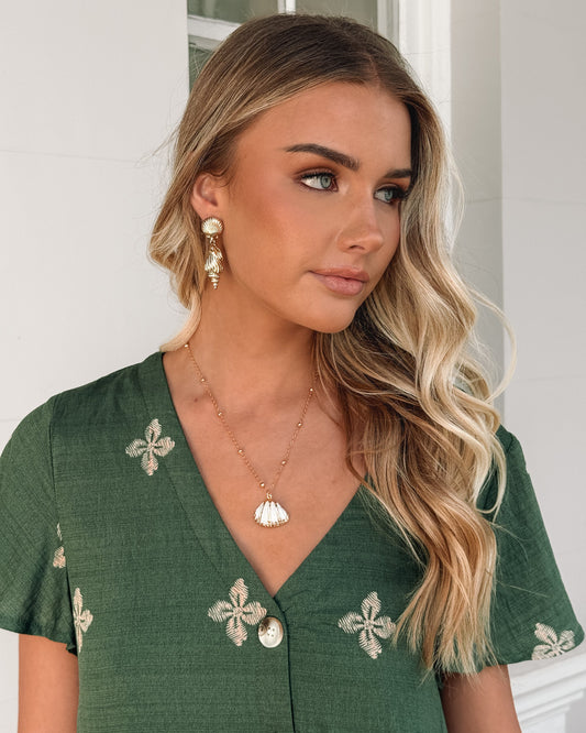 Antlia Gold Earrings | Women's Shell Earrings