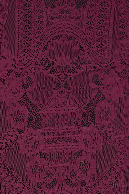 Belladonna Lace Maxi Skirt [Plum]