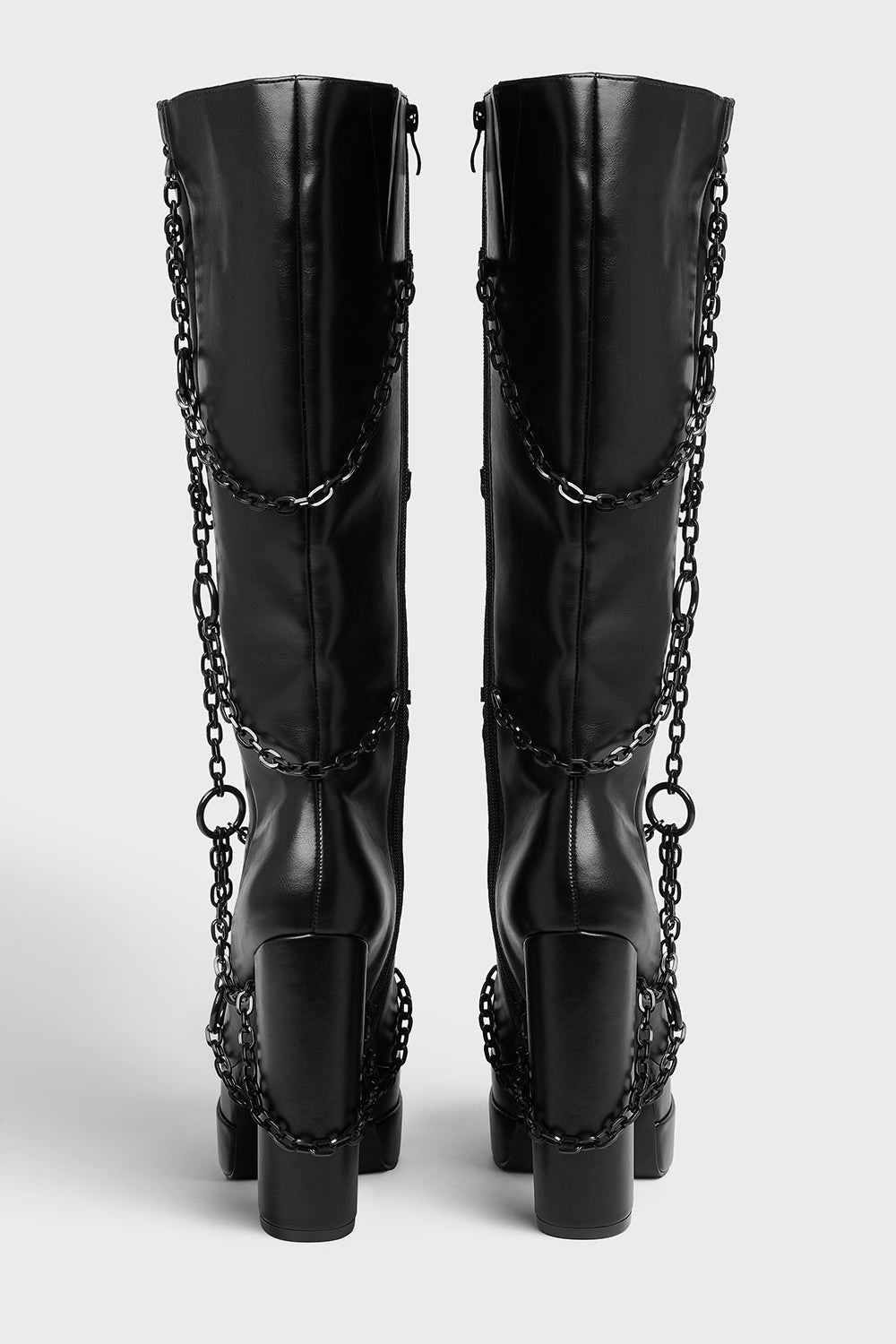 Gloomed & Doomed Knee High Boots