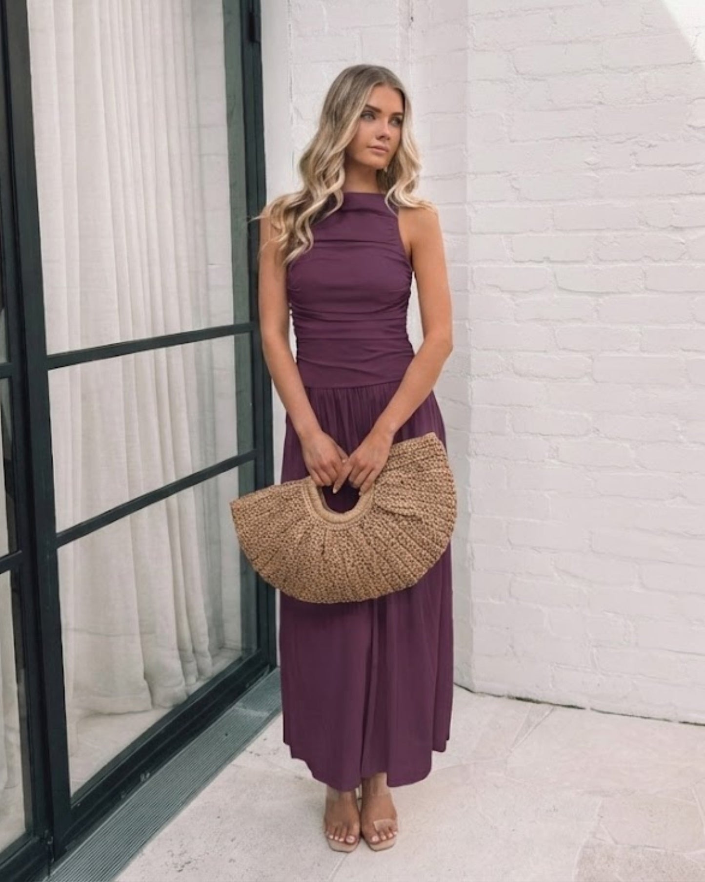 Balayage Dress - Wine | Women's Maxi Dress