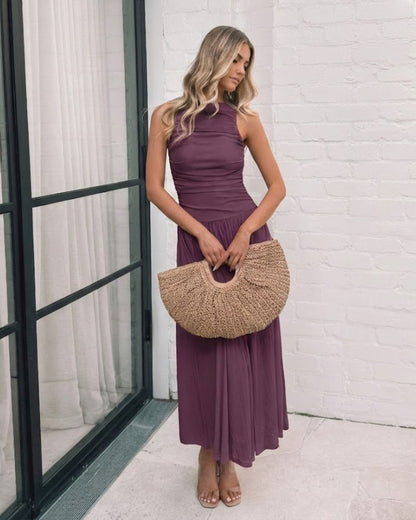 Balayage Dress - Wine | Women's Maxi Dress