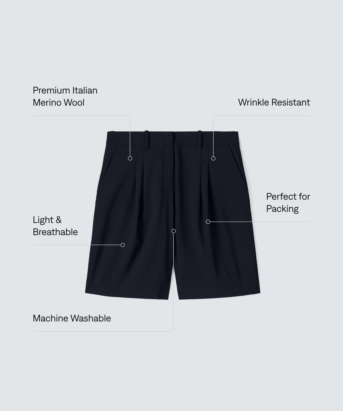 Women's Merino Bermuda Shorts