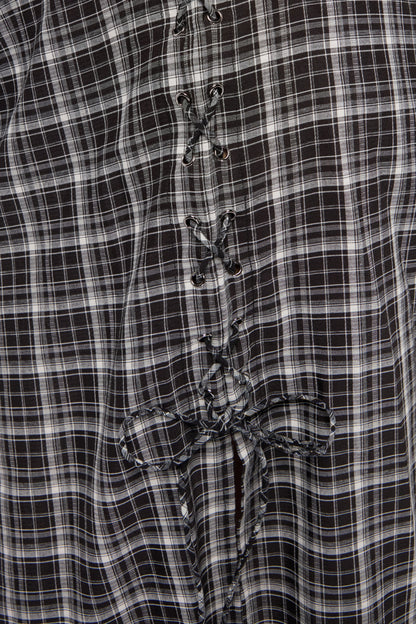 Chapel Blessing Plaid Midi Skirt