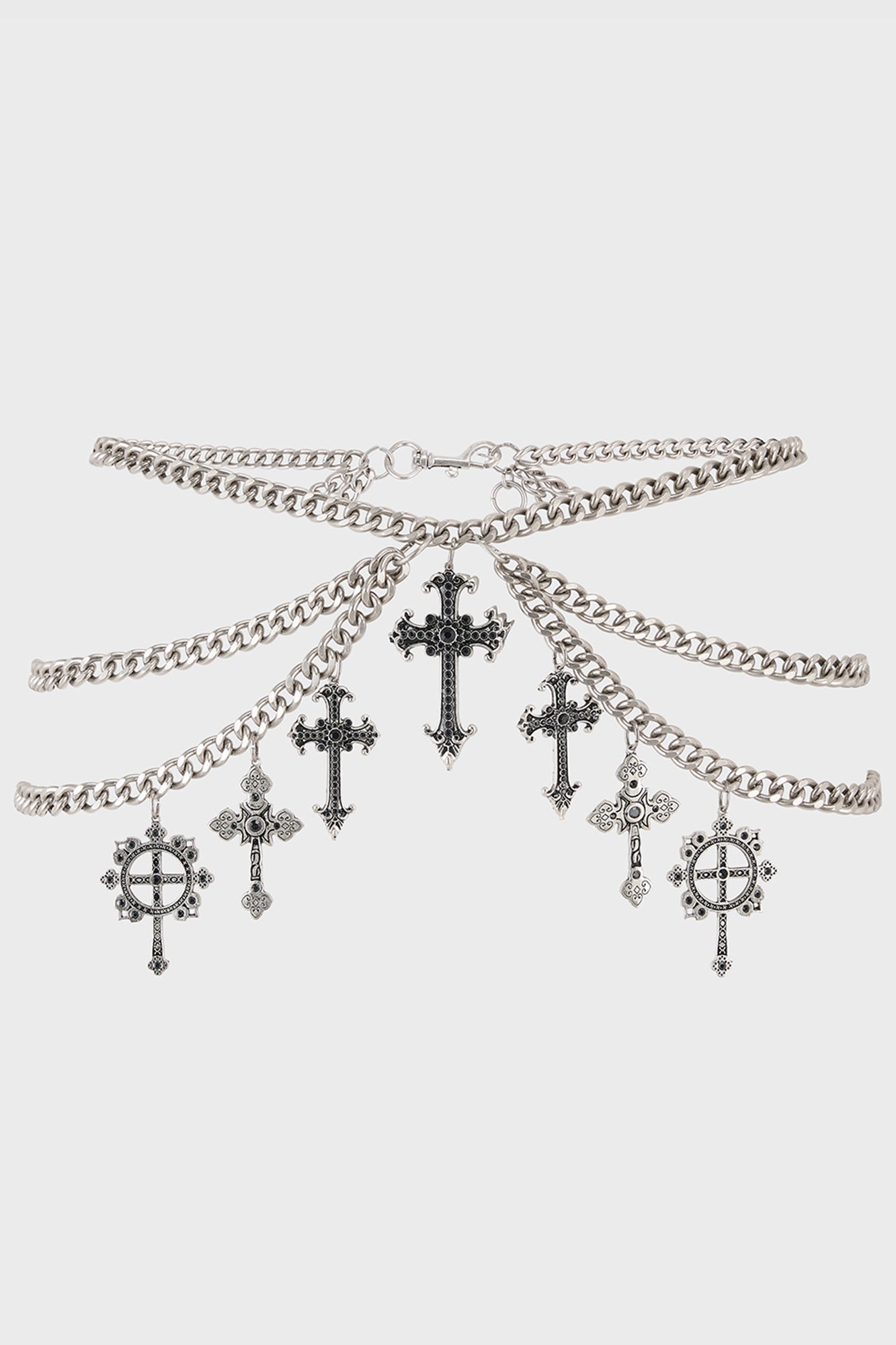 Crucifix Chain Belt