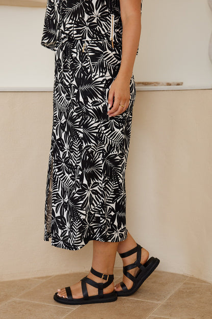 Carah Print Skirt | Women's Printed Midi Skirt