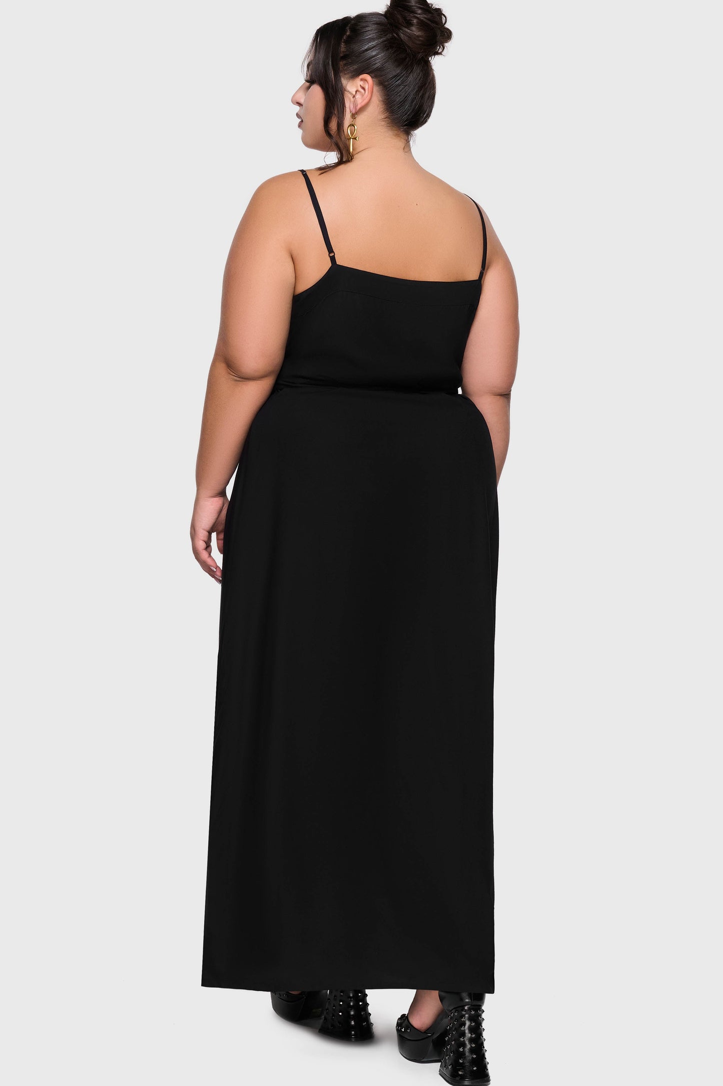 Cottage Chorus Maxi Dress [BLACK]