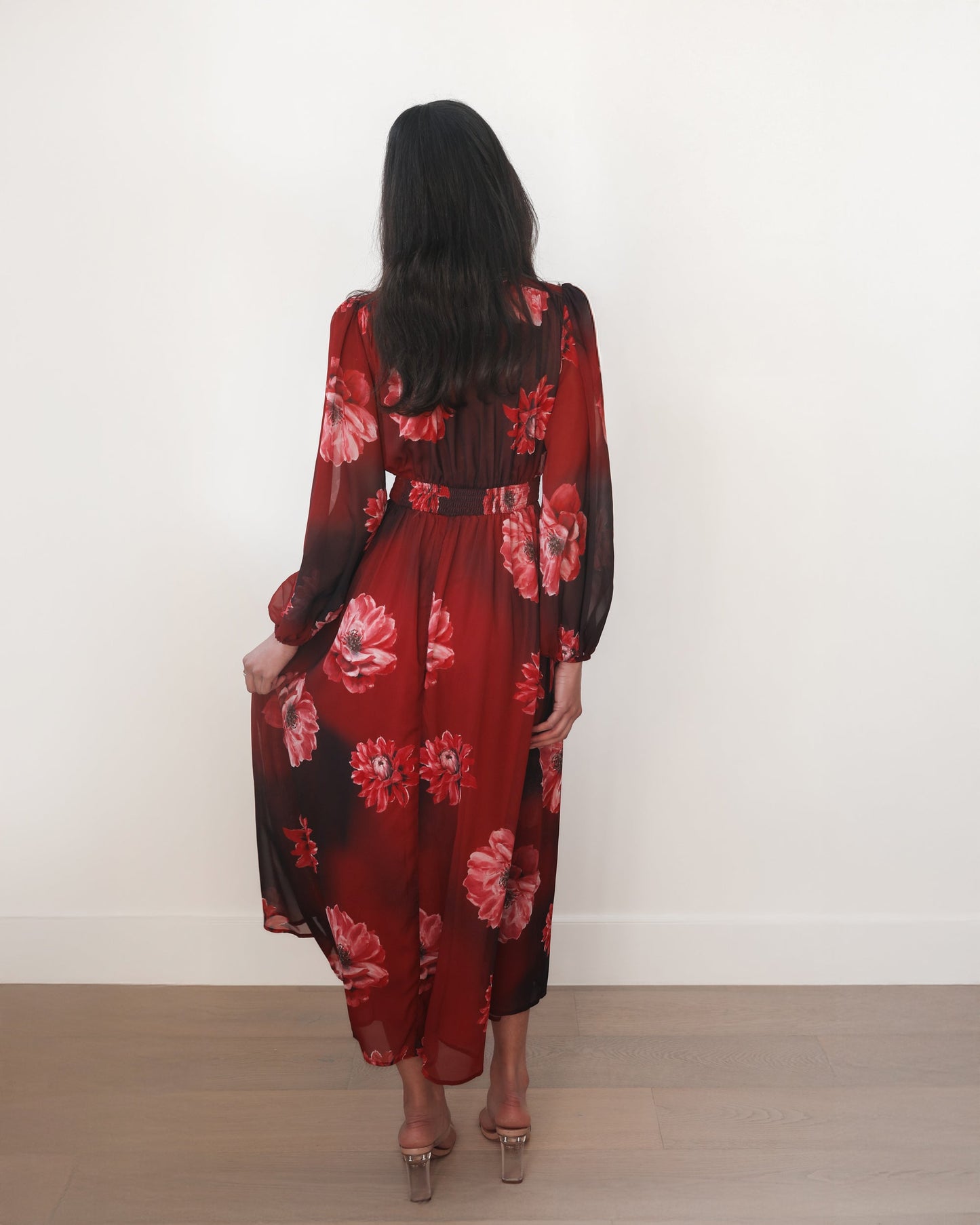 Dalitha Dress - Red Floral
