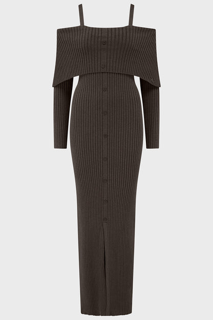 Dusk Empress Dress [Brown]