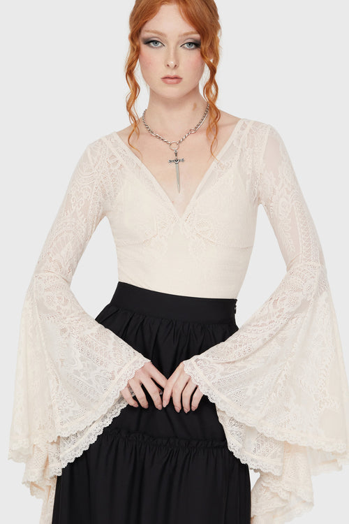 Fatal Attraction Bodysuit [IVORY]