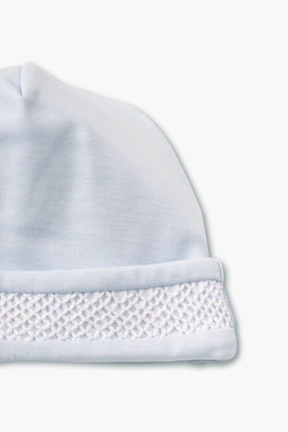 Blue Hand Smocked Hat