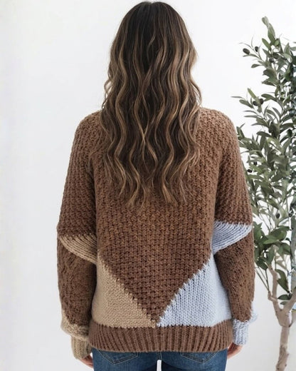 Felisha Mocha Knit Cardigan | Women's Open Front Knit Cardigan
