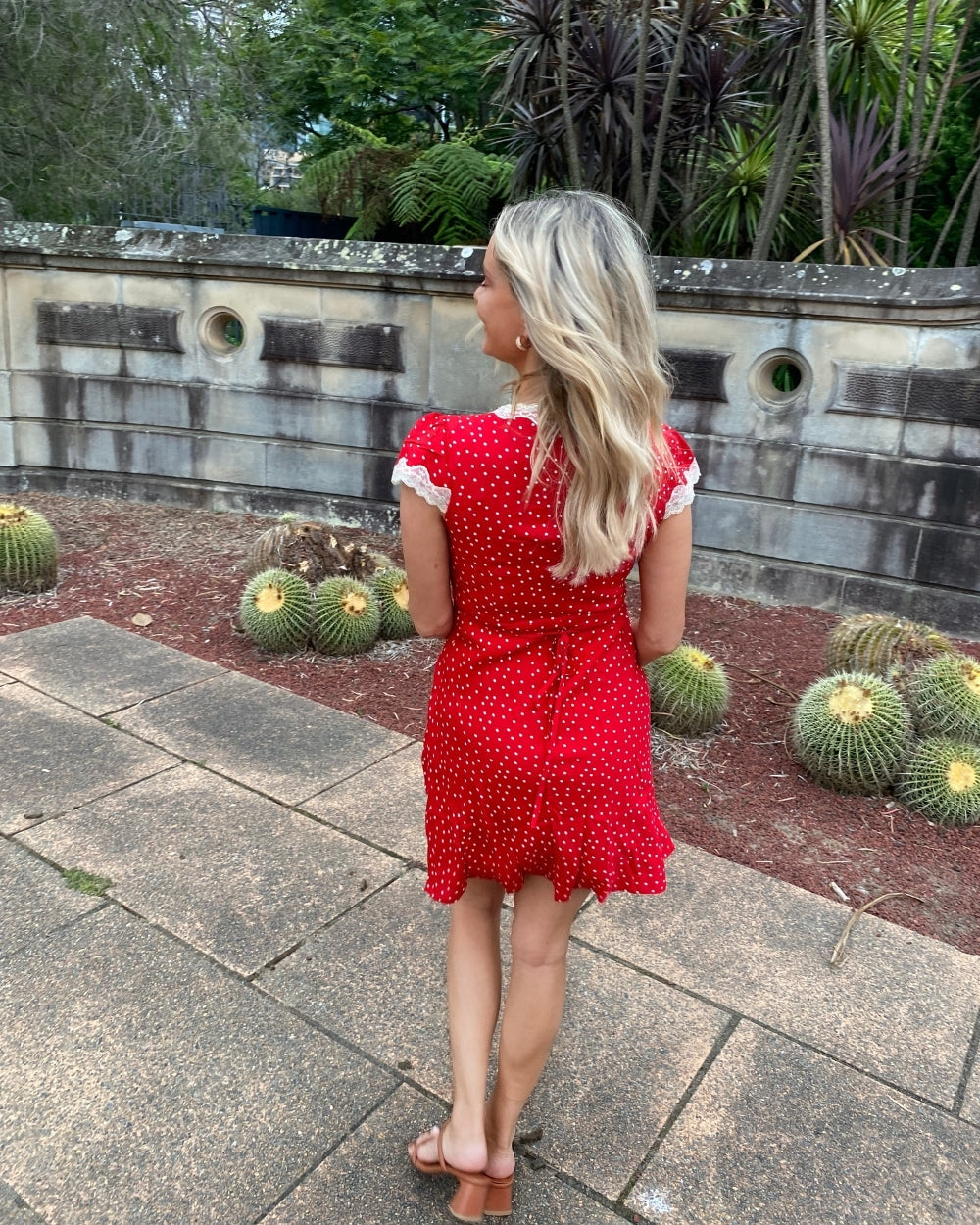 Firenze Red Polka Dress | Women's Polka Dot Mini Dress