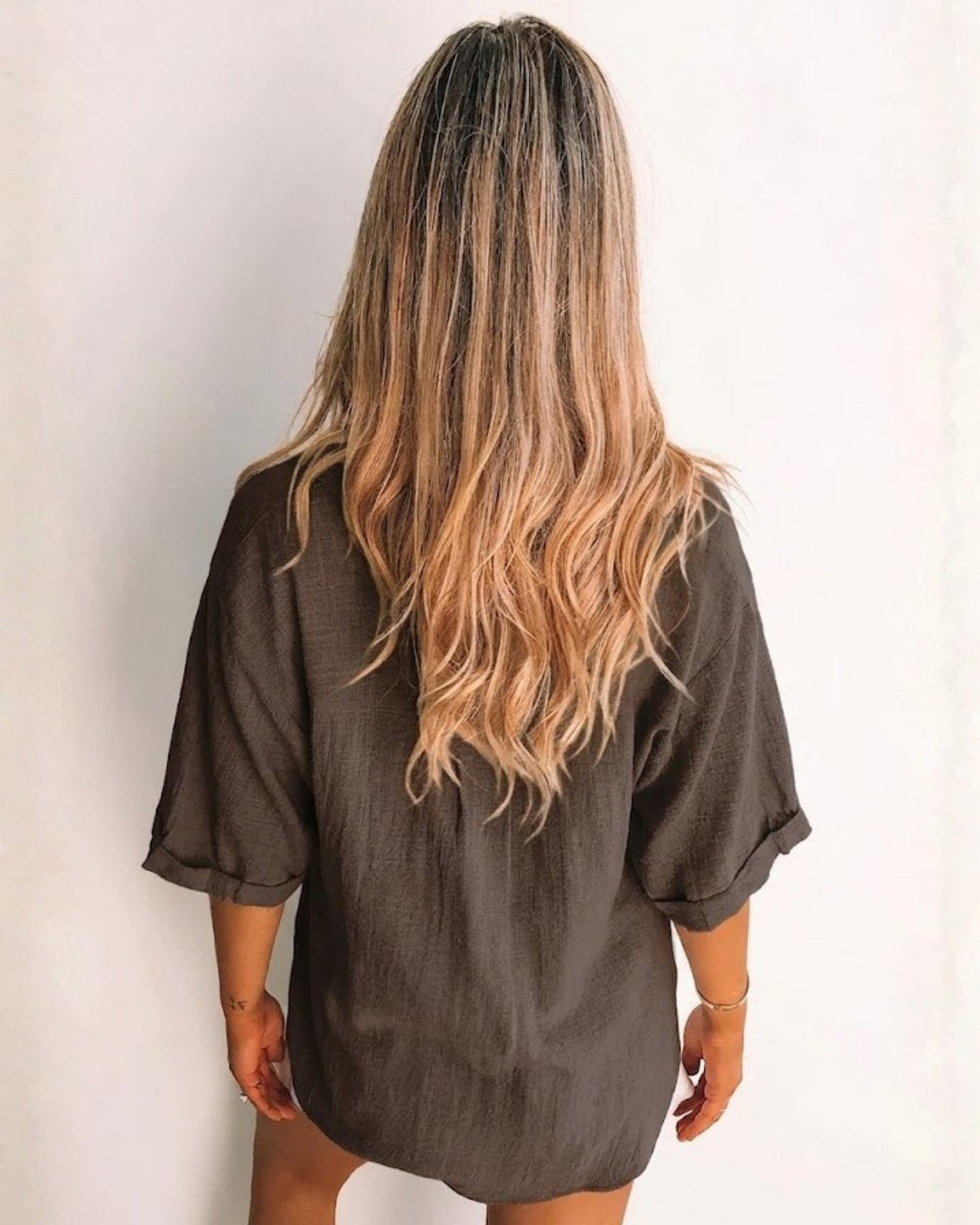 Fraise Cocoa Top | Women's Relaxed Linen Blouse