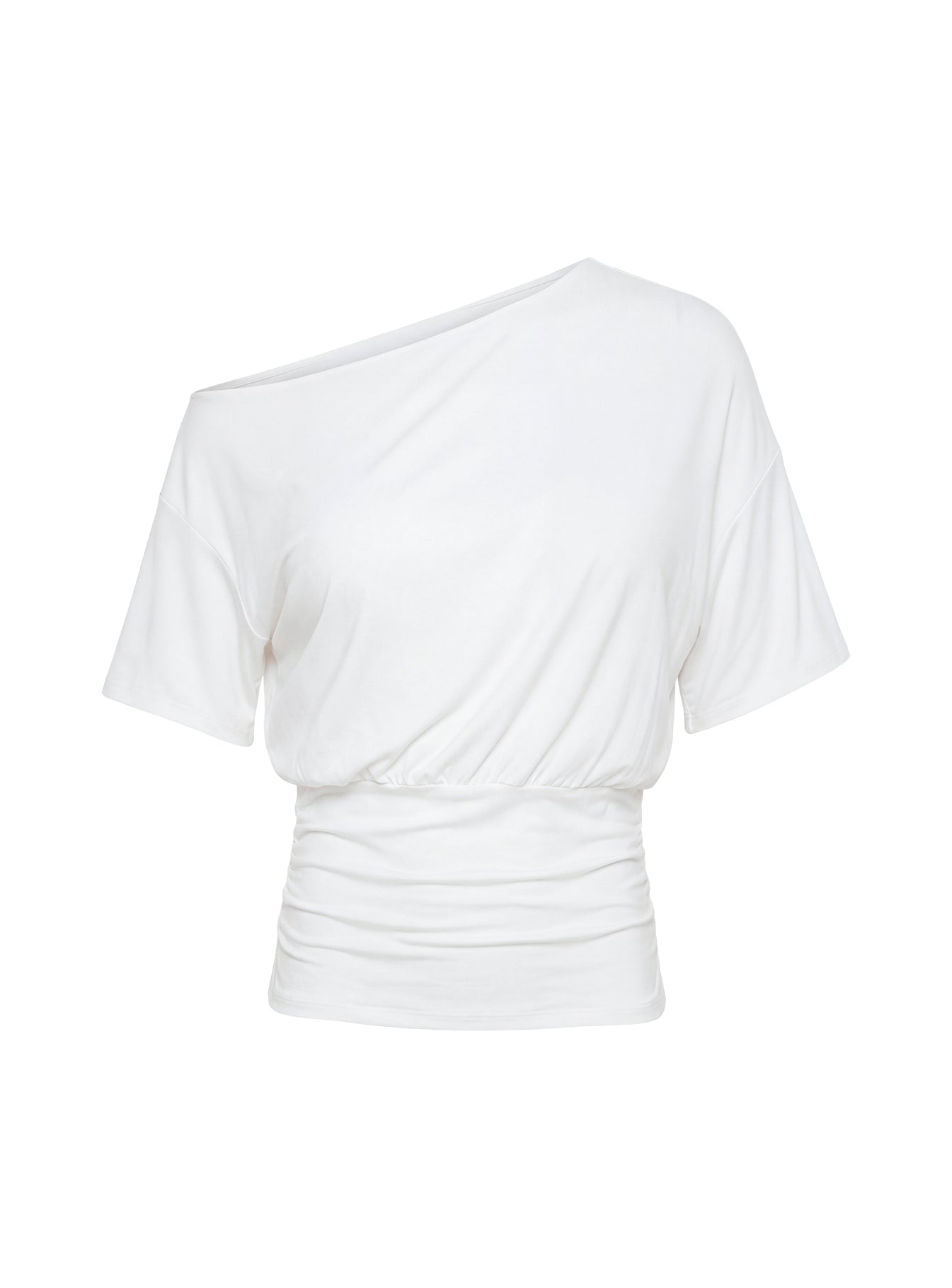 Ashlinn Off Shoulder Drapey Top White