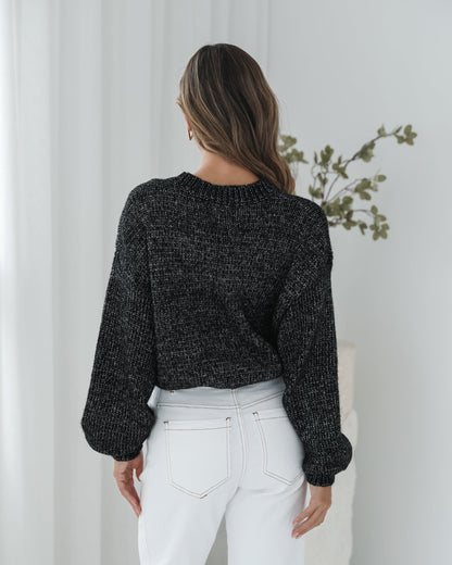 Havena Black Knit | Women's Knit Jumper