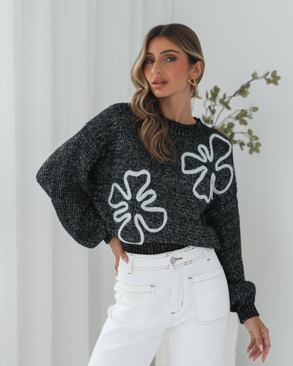 Havena Black Knit | Women's Knit Jumper