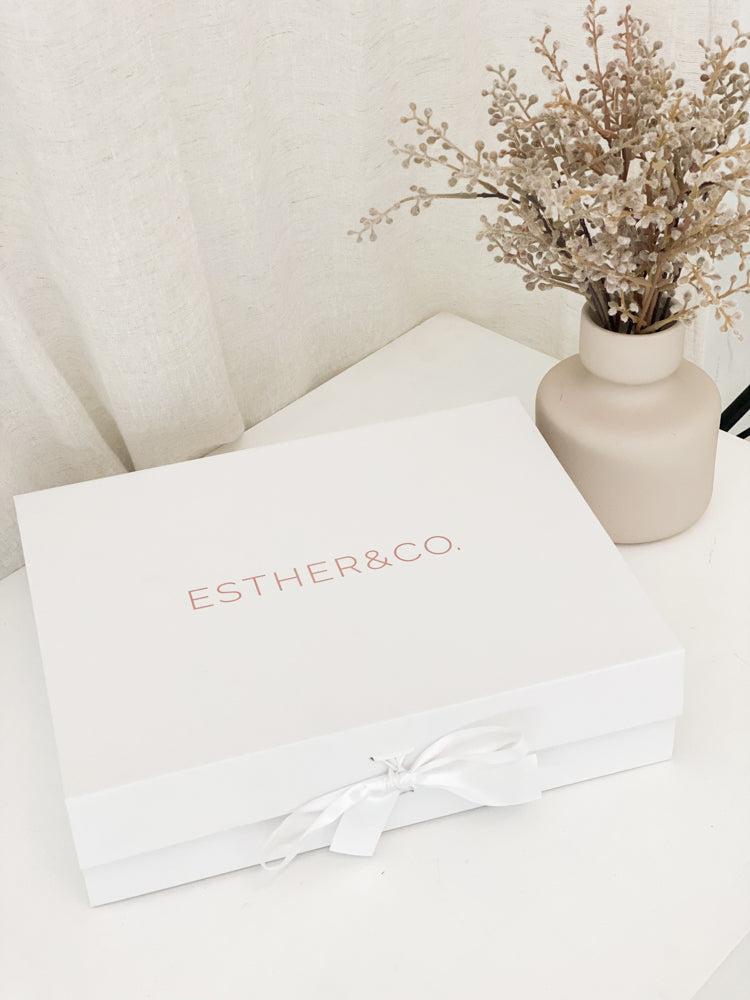 Gift Box White | Esther & Co Gift Wrapping