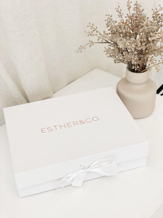 Gift Box White | Esther & Co Gift Wrapping