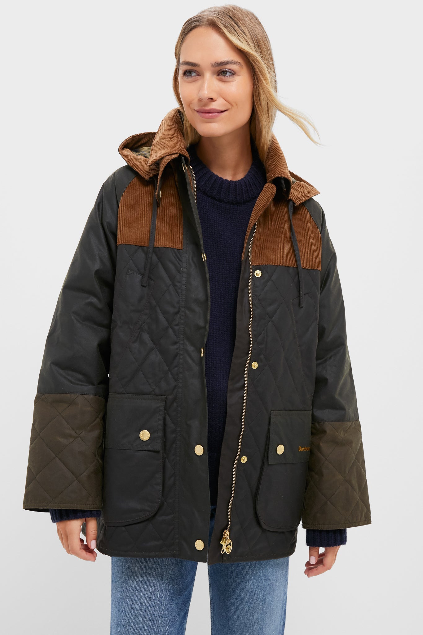 Archive Olive and Beech Imelda Wax Jacket