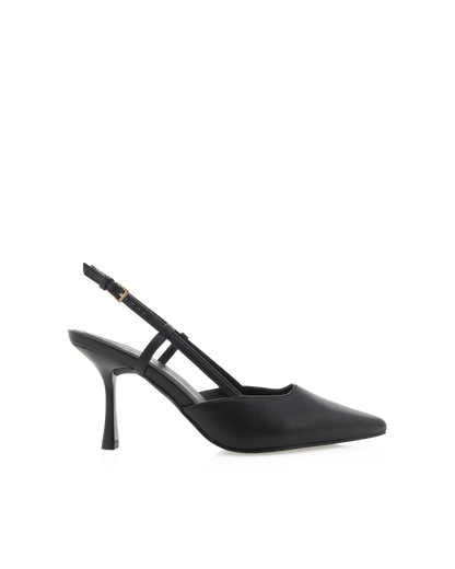 Isabel Black Heels | Women's Pointed Stiletto Pumps