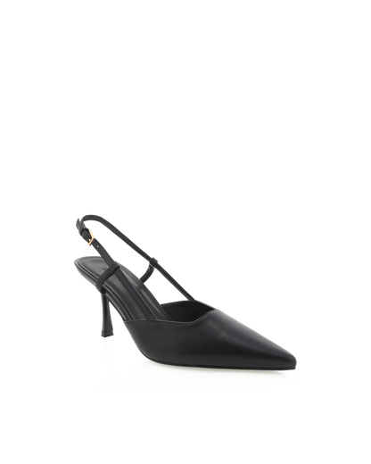 Isabel Black Heels | Women's Pointed Stiletto Pumps