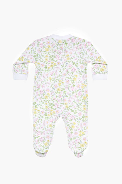 Berry Wildflowers Zipper Footie