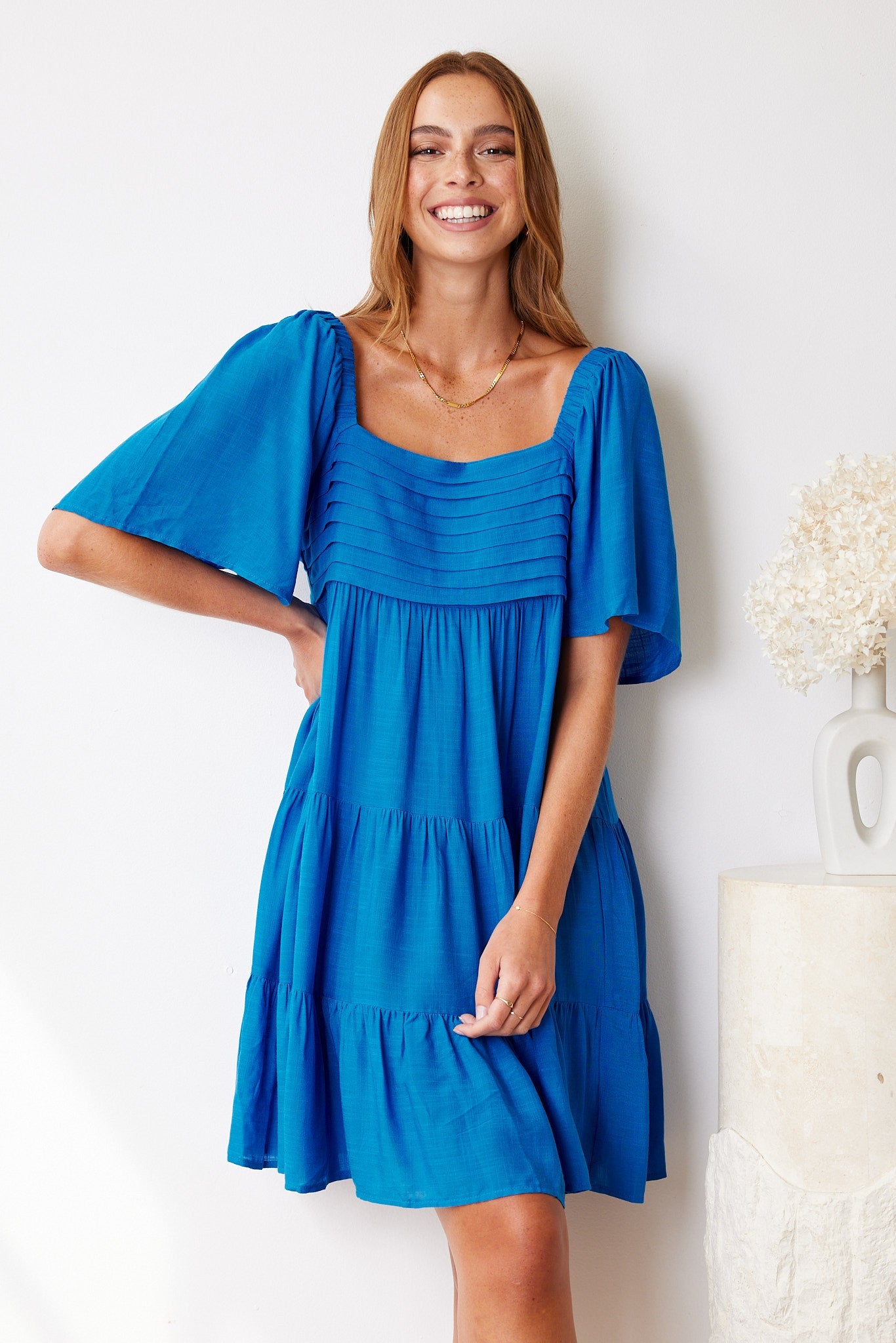 Jody Blue Dress | Women's A-Line Mini Dress