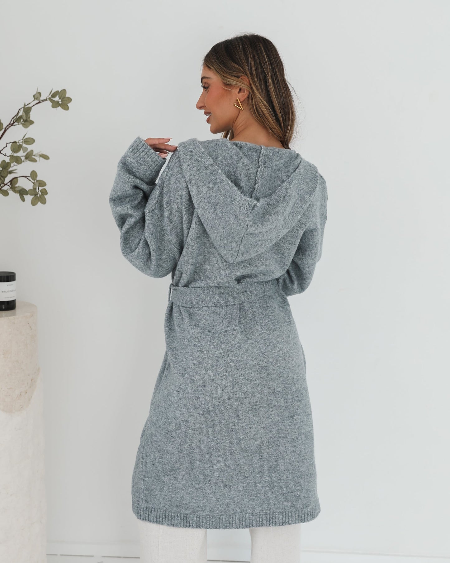 Johanne Grey Coatigan | Women's Knit Coatigan