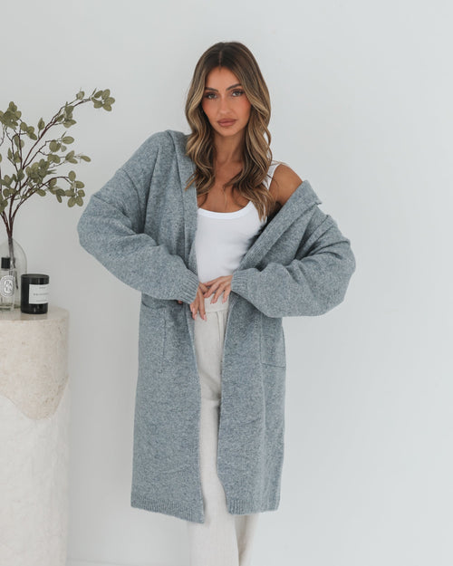 Johanne Grey Coatigan | Women's Knit Coatigan