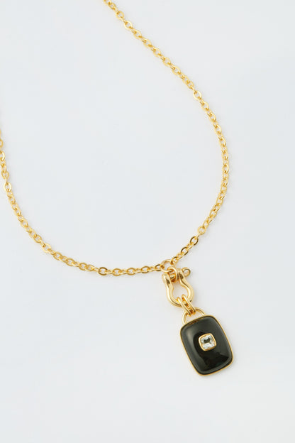 Black Ancient City Necklace