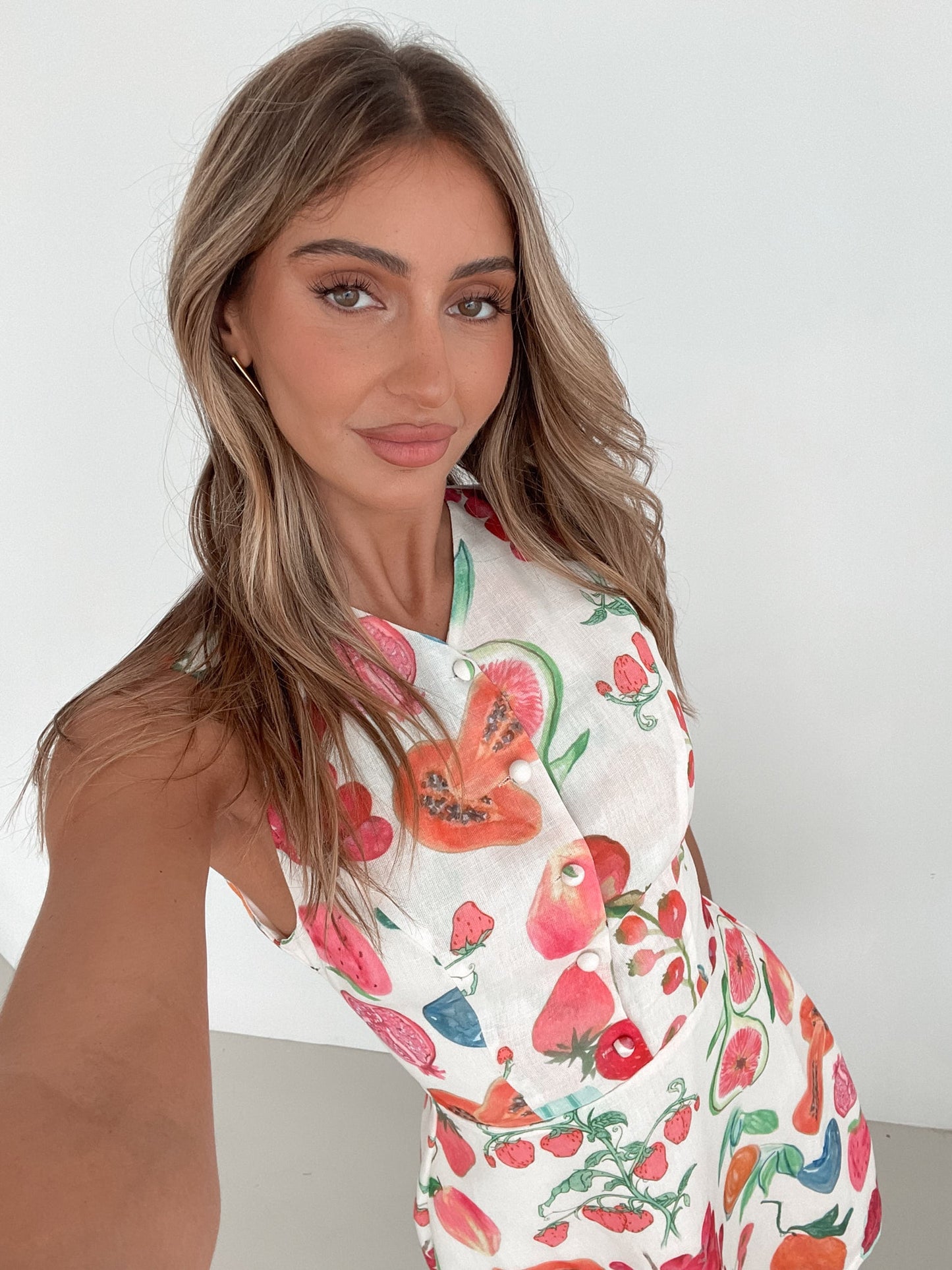 Kariza White Print Dress | Women's Printed Mini Dress