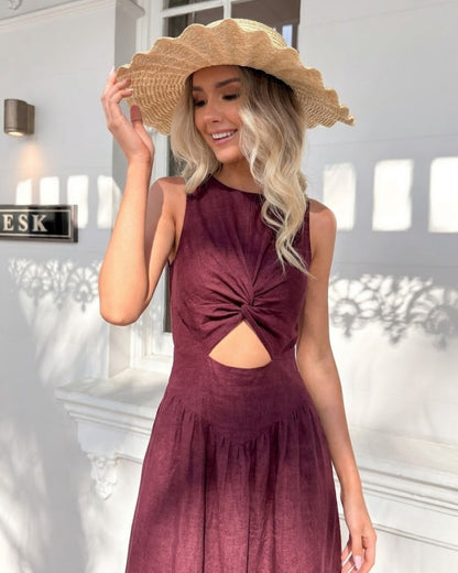 Kirah Dress - Plum