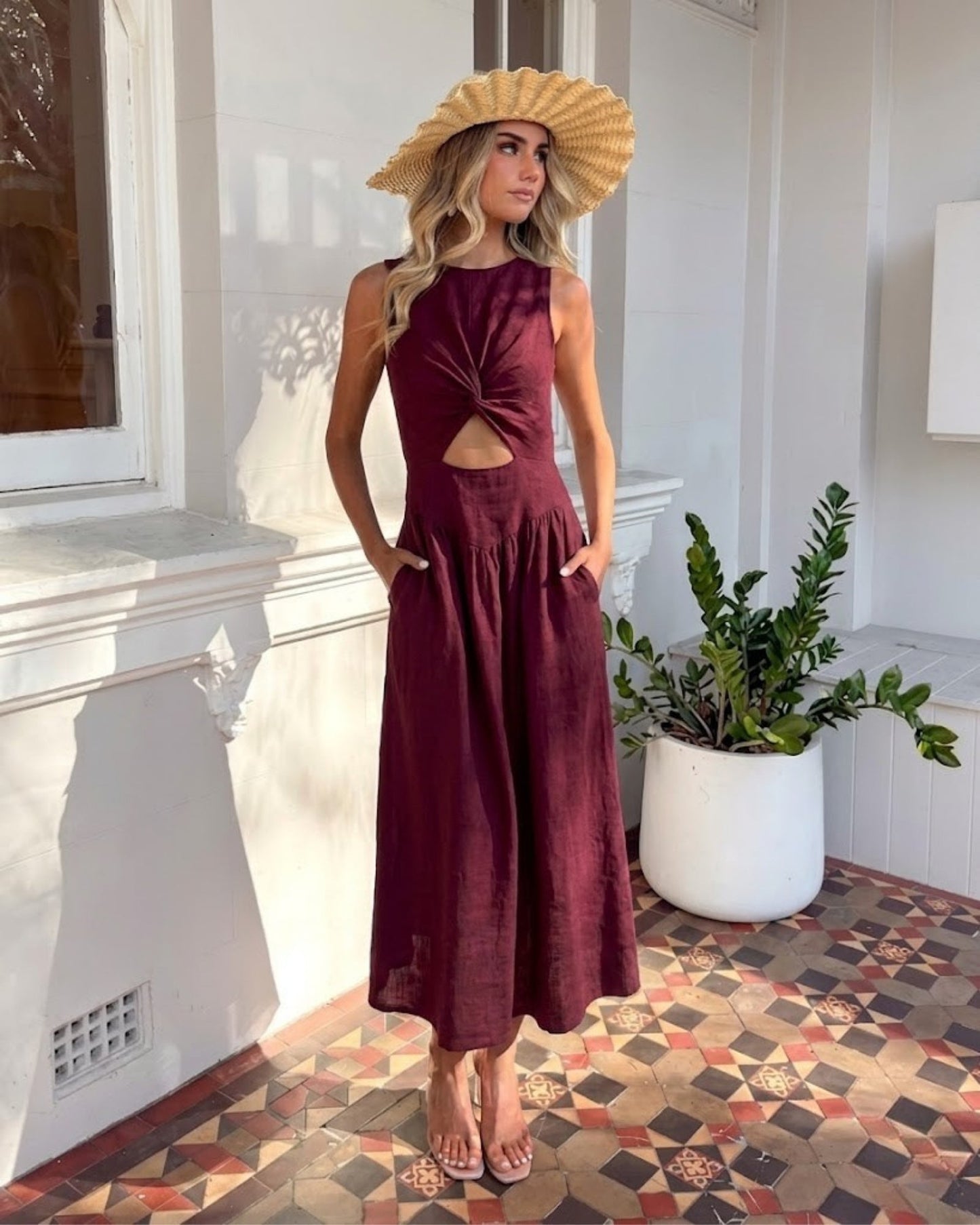 Kirah Dress - Plum