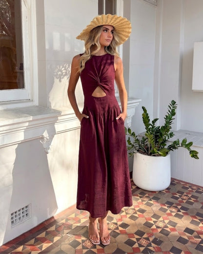 Kirah Dress - Plum