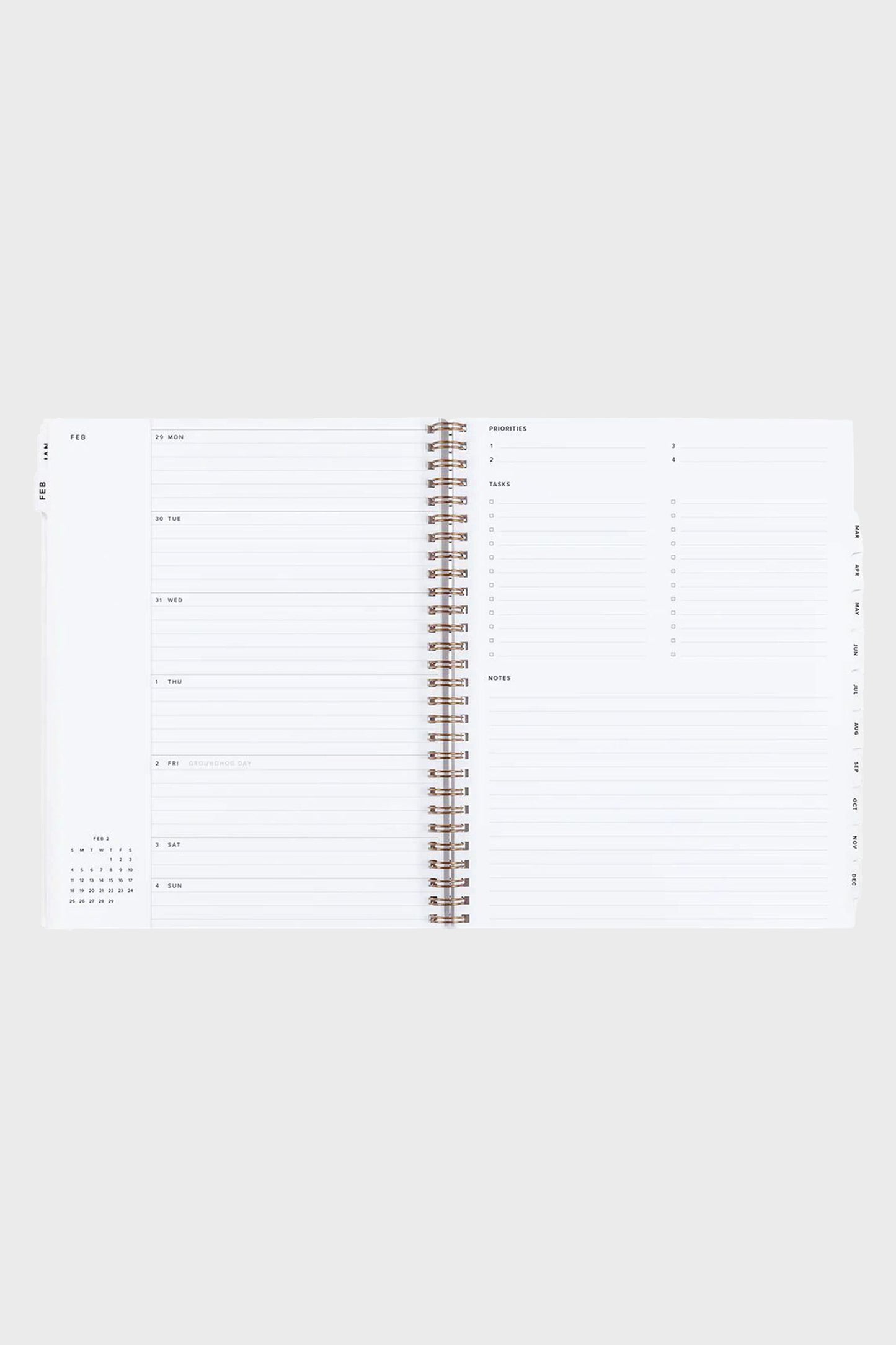 2024 Hunter Green Yearly Task Planner
