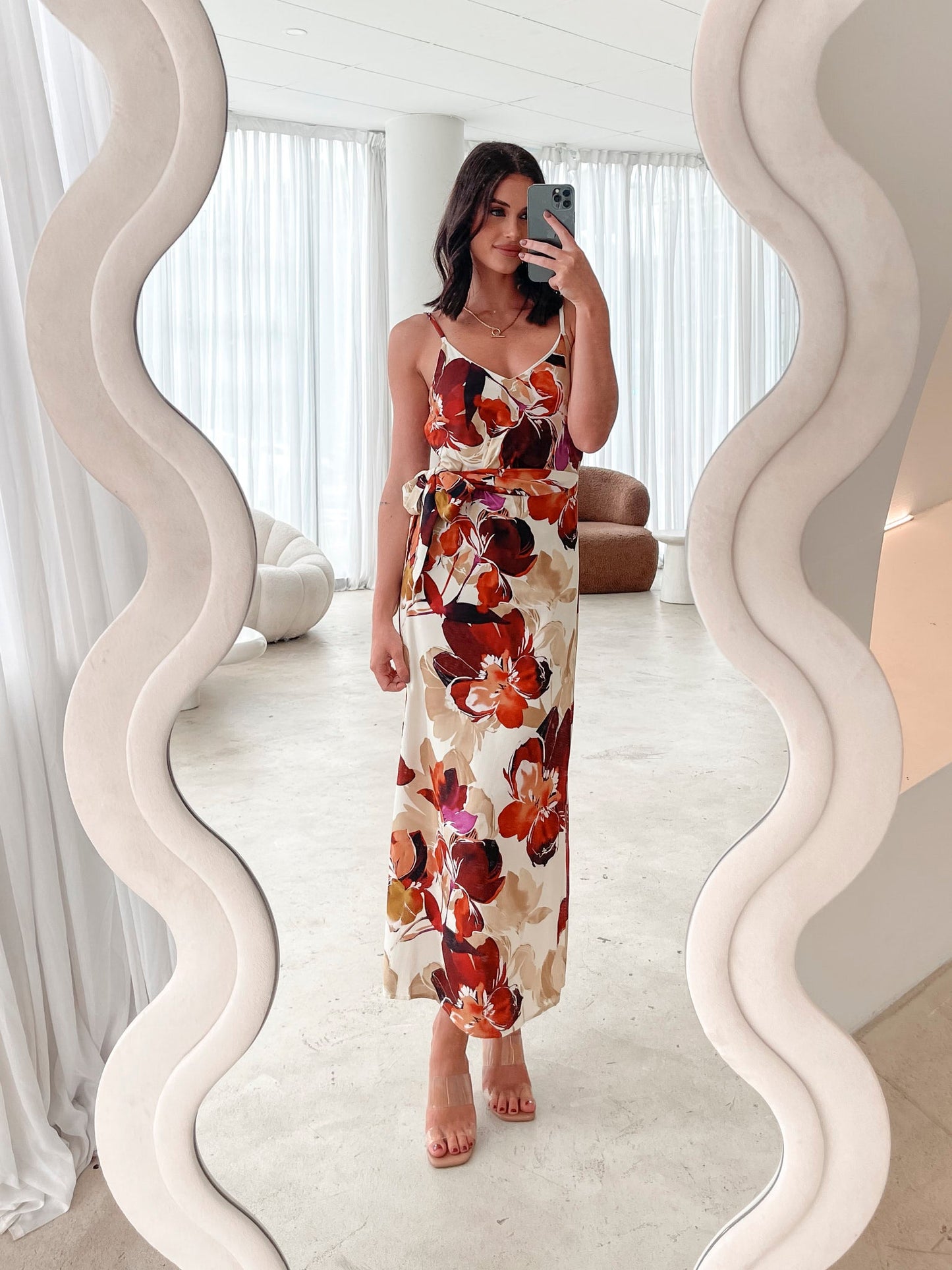 Laguna Fawn Floral Dress | Women's Floral Midi Dress