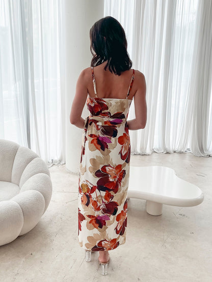 Laguna Fawn Floral Dress | Women's Floral Midi Dress