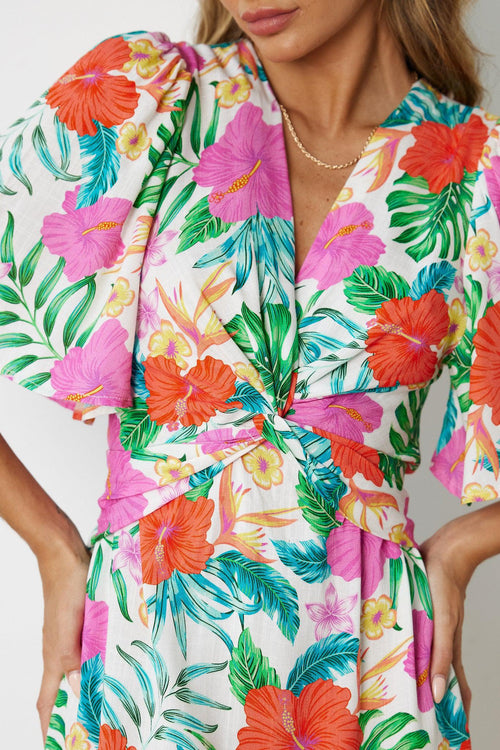 Linshay Multi Floral Dress | Women's Floral Mini Dress