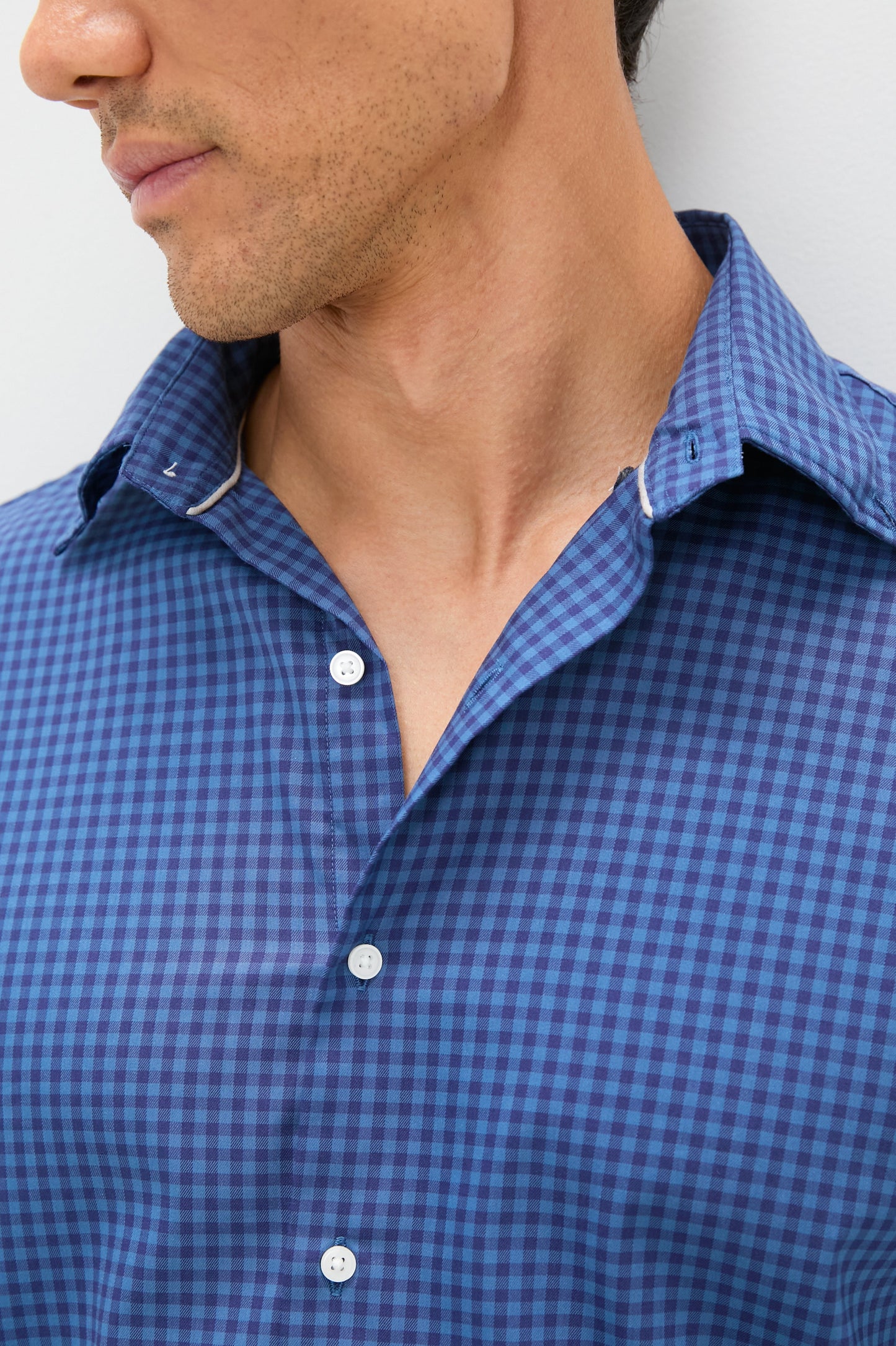 Blue Haze Conway Crown Lite Cotton-Stretch Sport Shirt