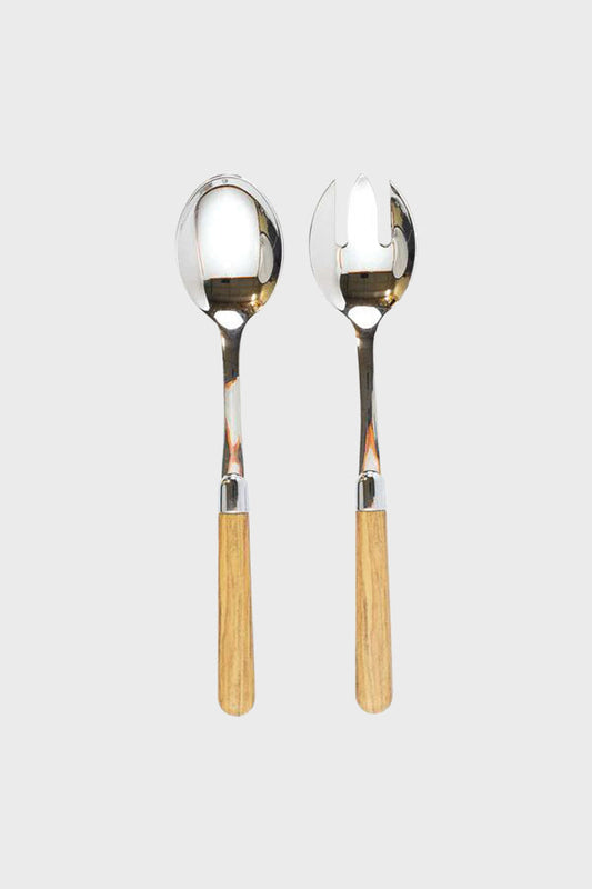 Albero Oak Salad Server Set