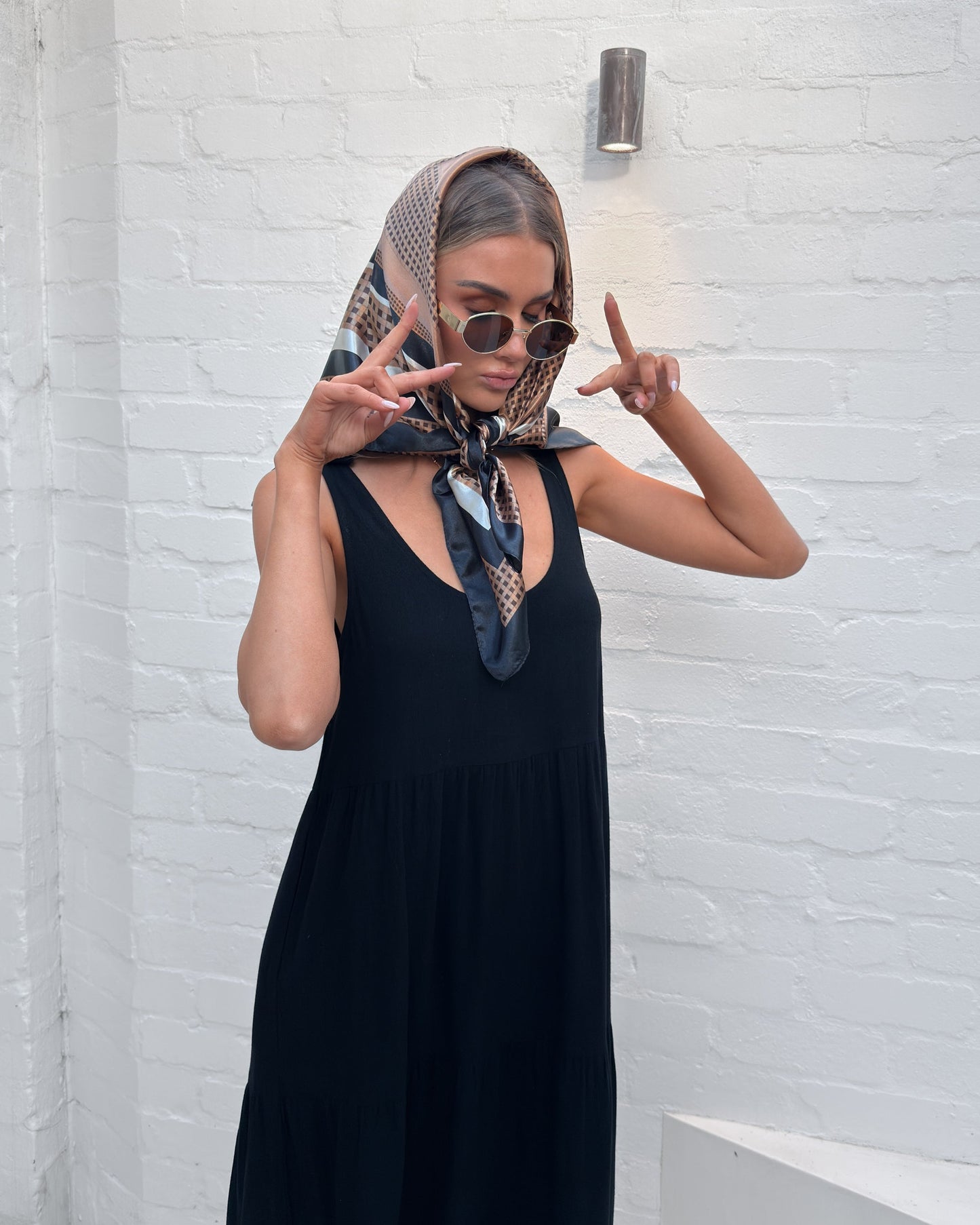 Lydia Dress - Black | Women's Linen Midi Dress